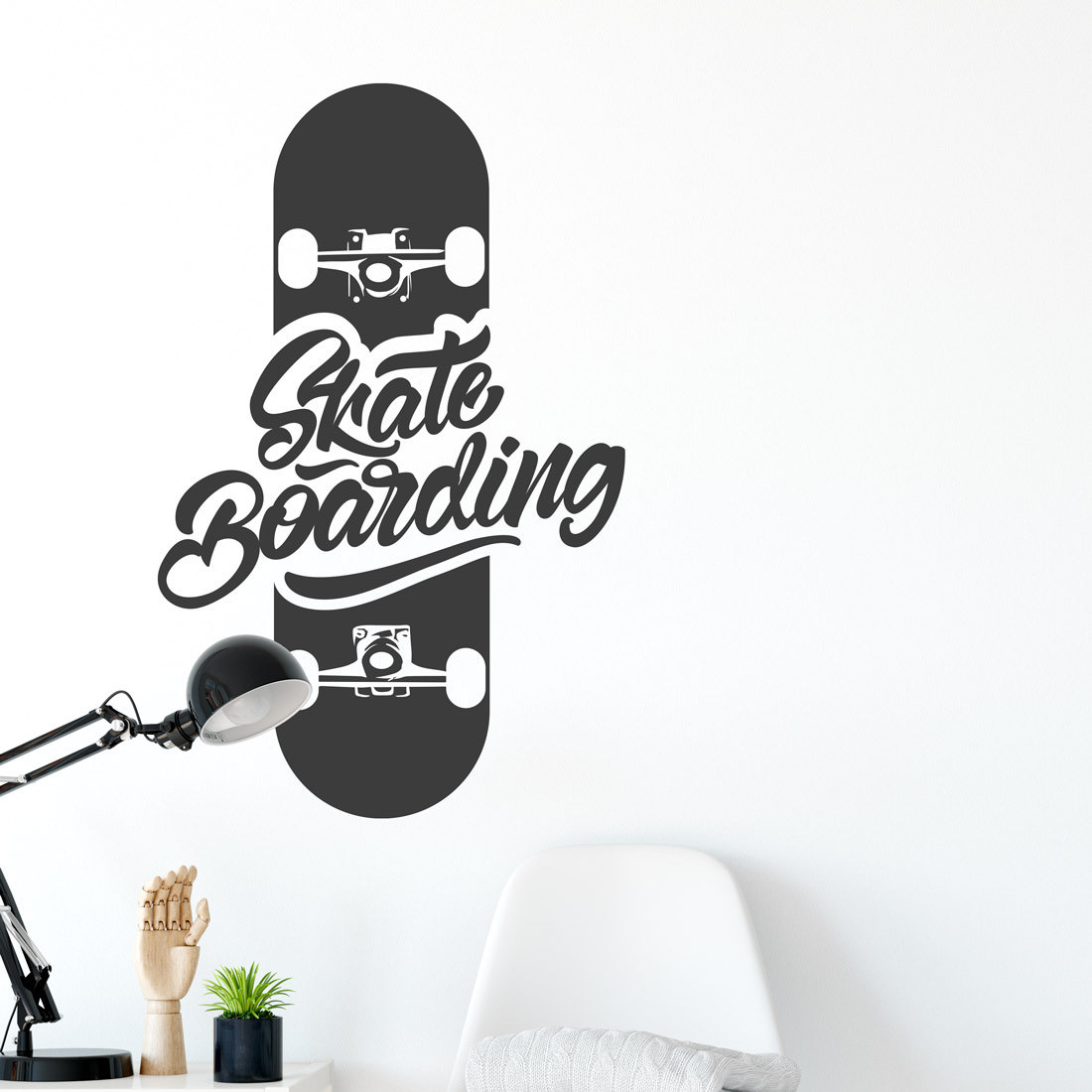 Adesivo de Parede Skate Boarding