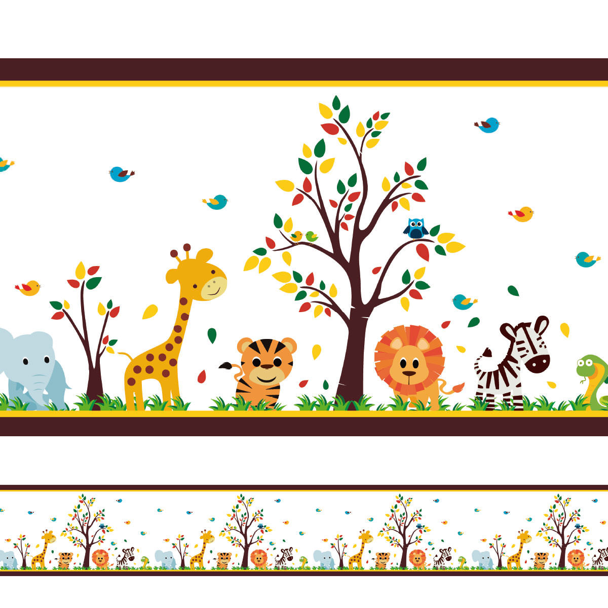Faixa Decorativa Safari Infantil