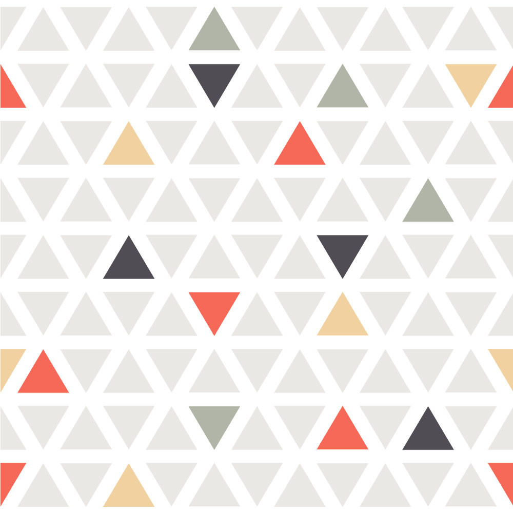 Papel de Parede Triângulos Coloridos