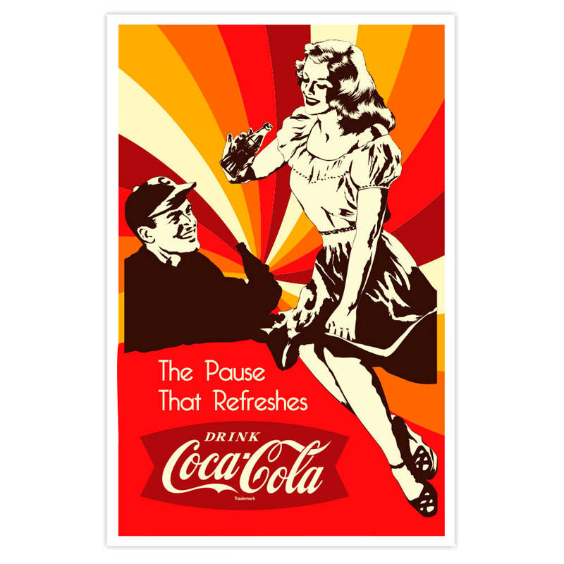 Poster Vintage Coca-Cola