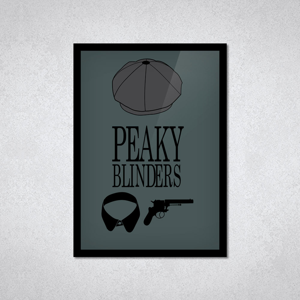 Quadro Decorativo Acessórios de Peaky Blinders