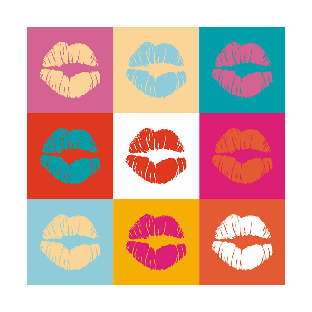 Quadro Decorativo Beijos