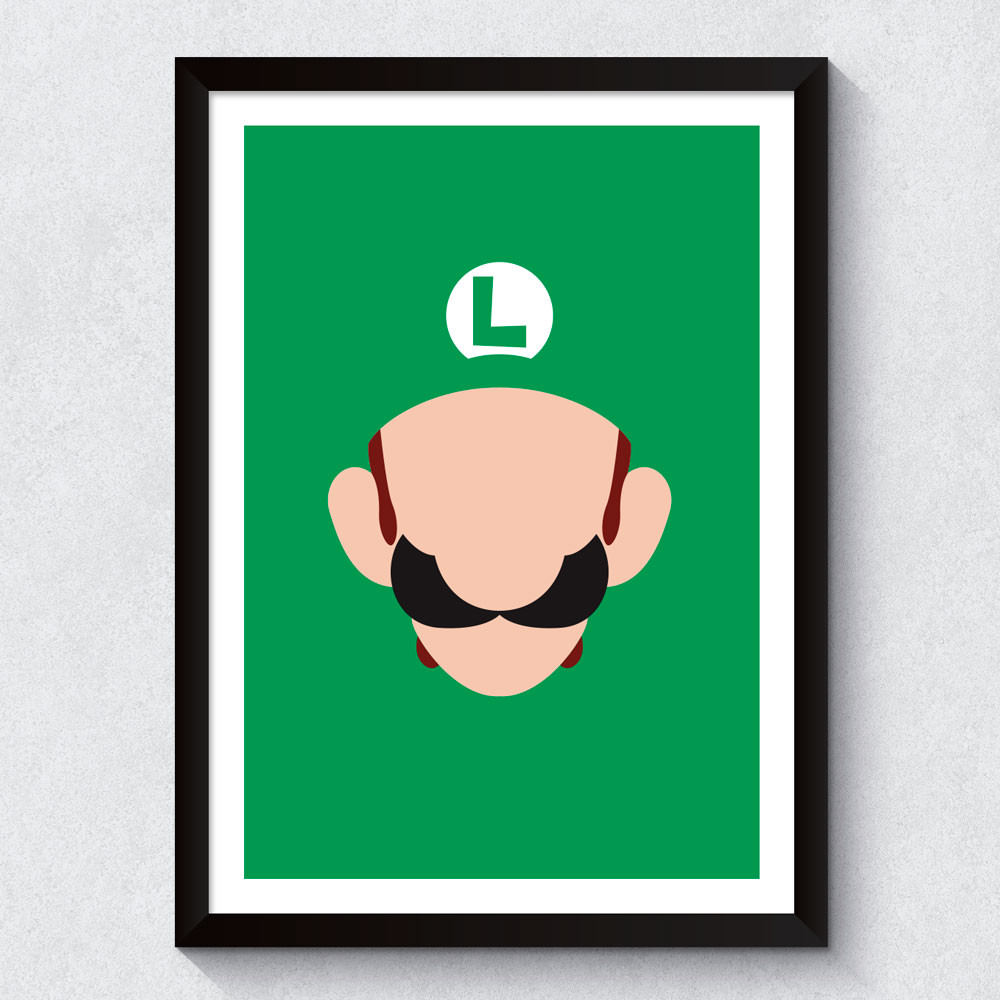 Quadro Decorativo Mario Luigi
