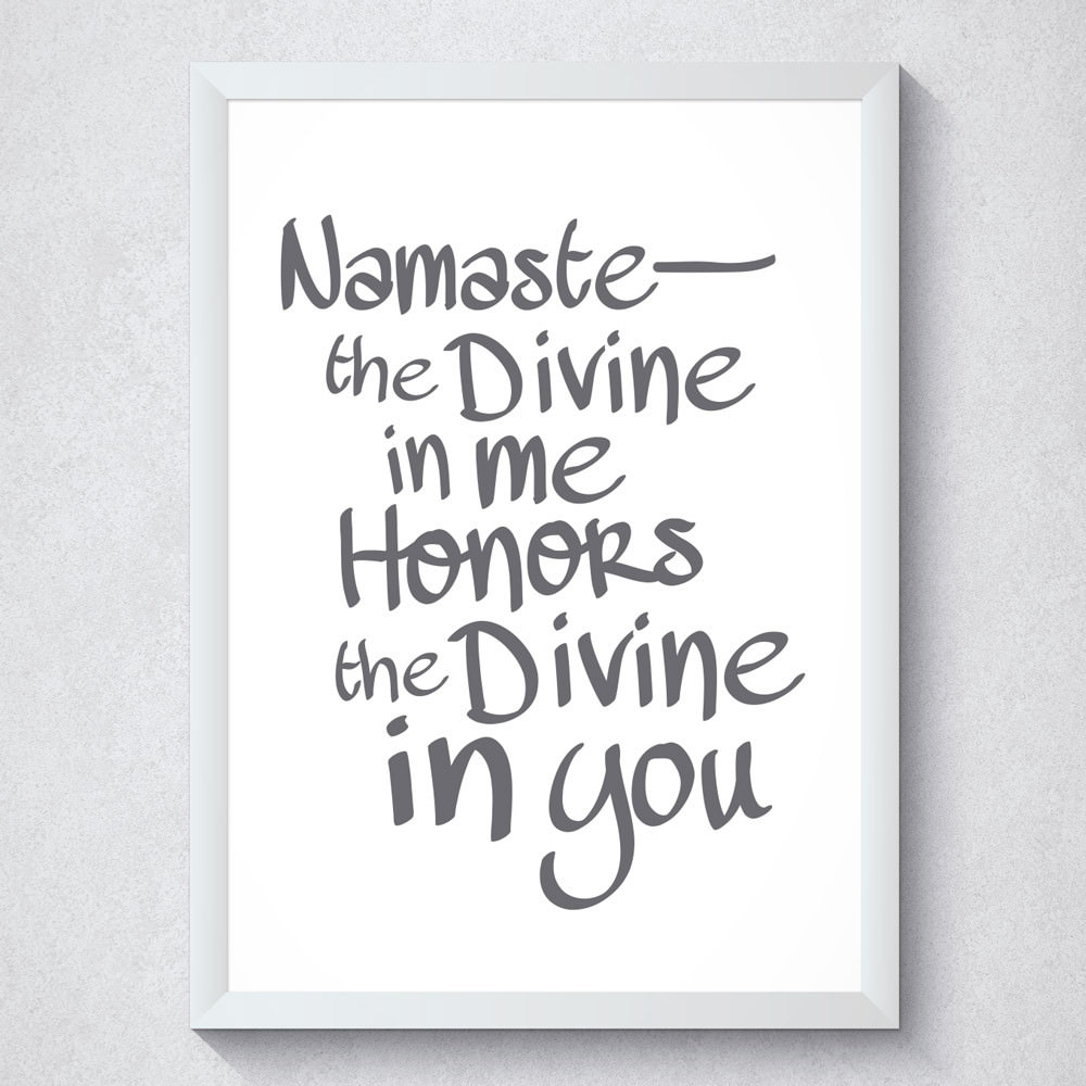 Quadro Decorativo Namaste