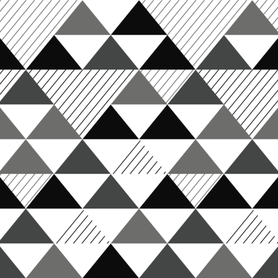 Papel de Parede Abstrato Triângulos (Preto e Cinza)