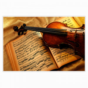 Painel Decorativo Violino