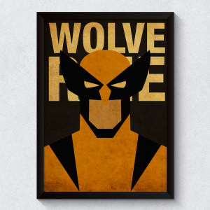 Quadro Decorativo Wolverine
