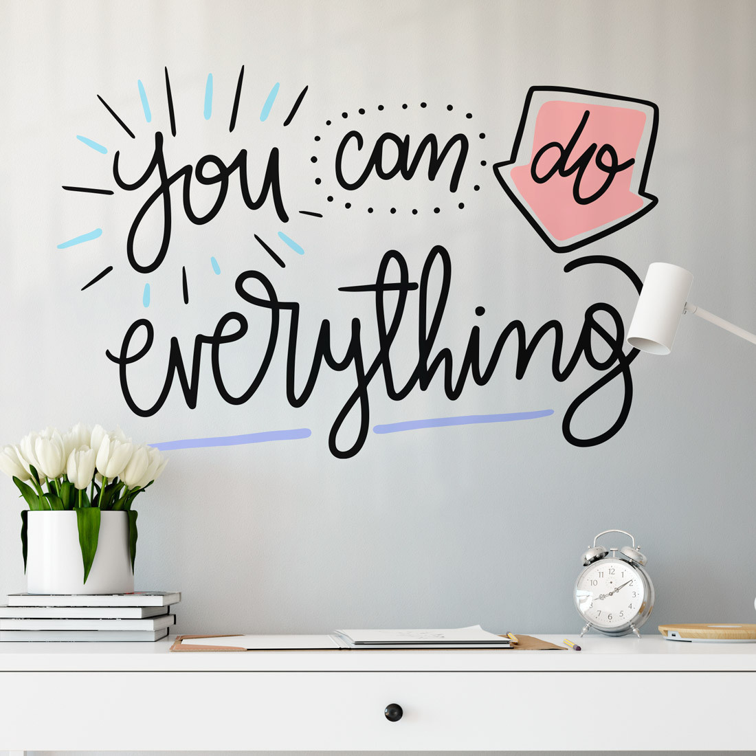 Adesivo de Parede "You Can Do Everything"
