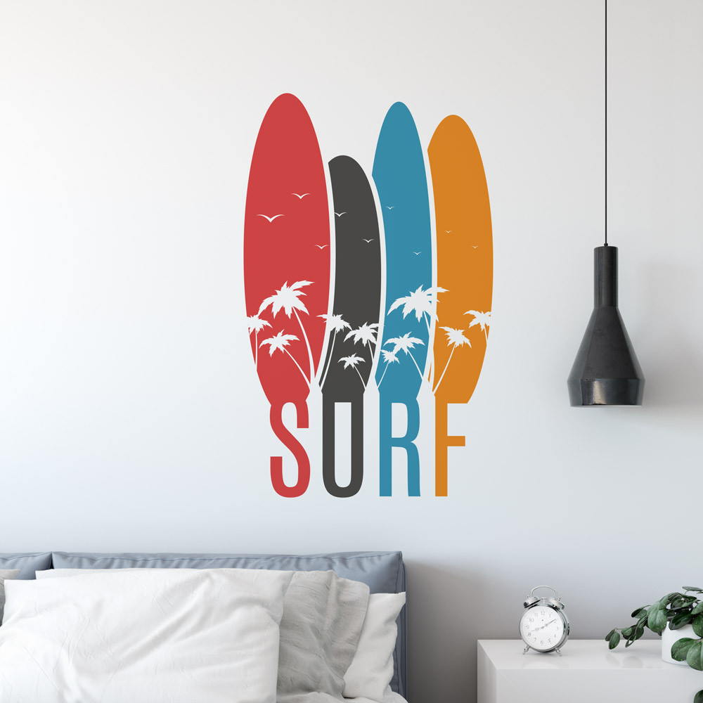 Adesivo de Parede Surf