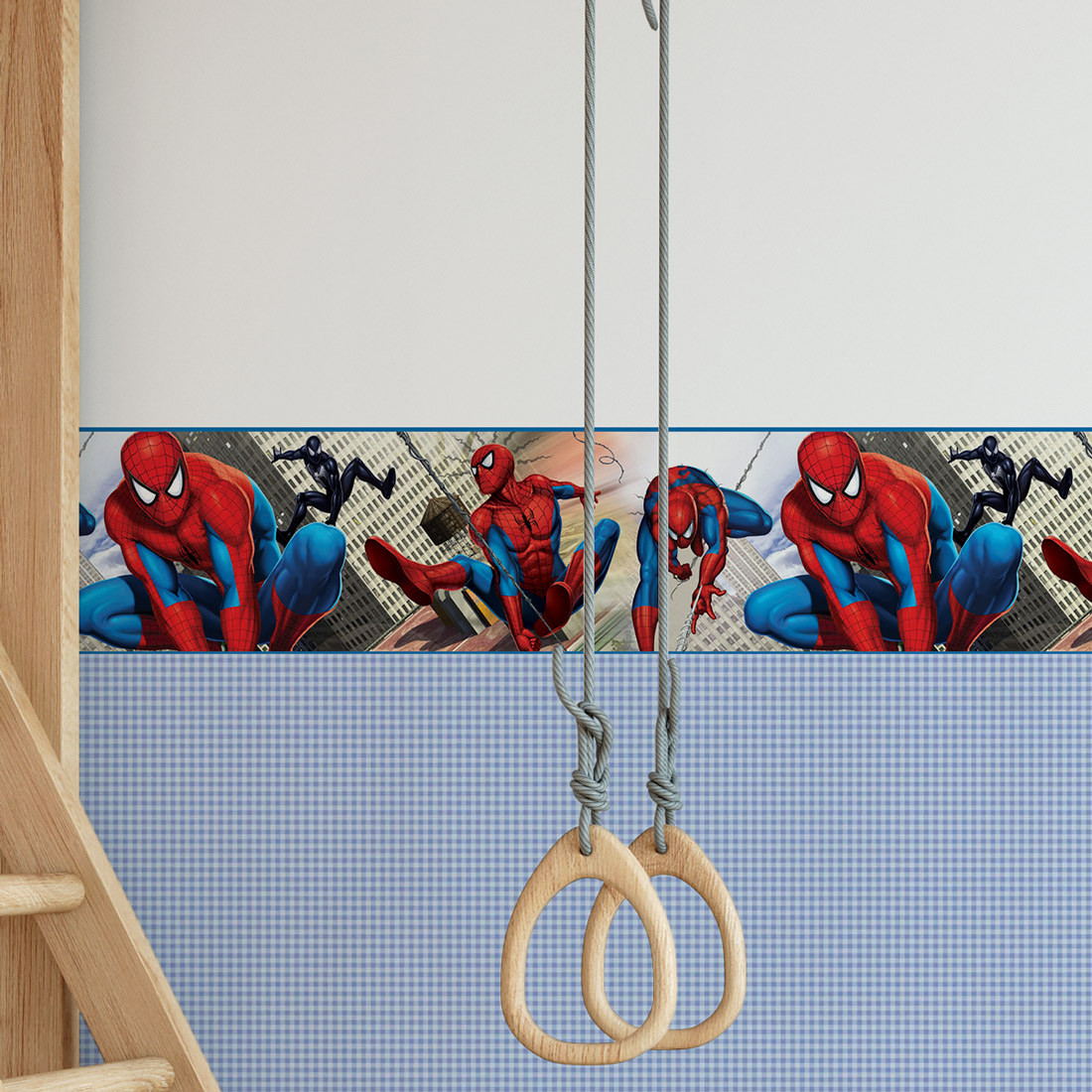 Faixa Decorativa Infantil Homem Aranha - Disney - Rolo com 5 Metros