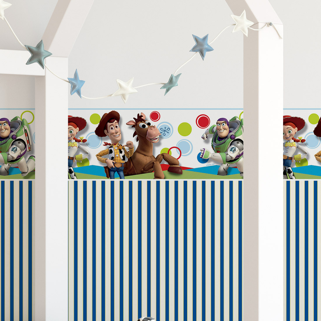 Faixa Decorativa Infantil Toy Story - Disney - Rolo com 5 Metros