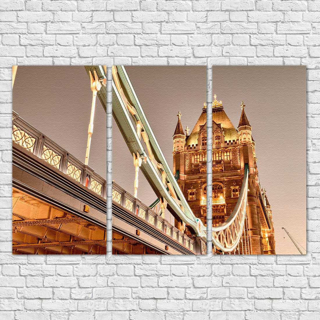 Quadro Decorativo Tower Bridge - Em Canvas