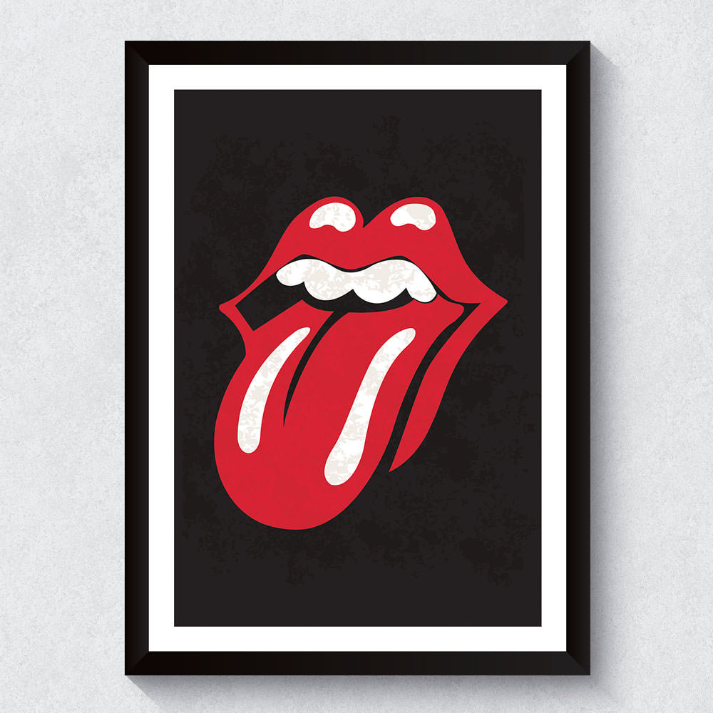 Quadro Decorativo Língua (Rolling Stones)