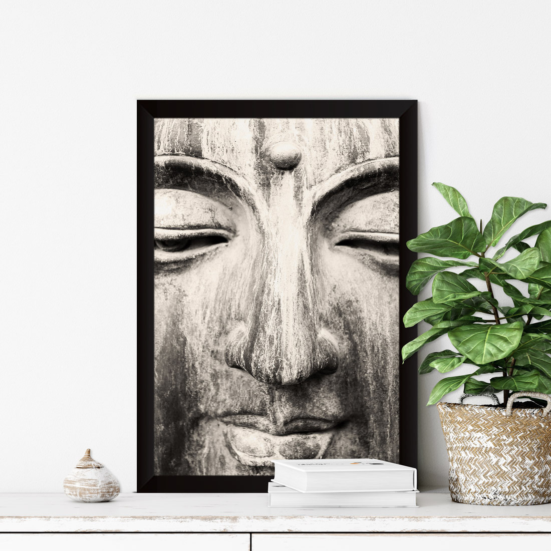 Quadro Decorativo A Face de Buddha