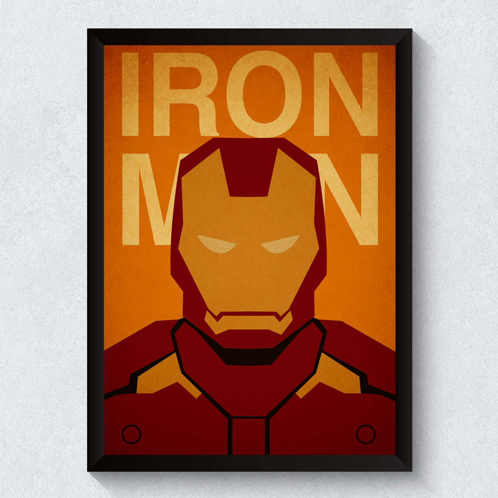 Quadro Decorativo Iron Man