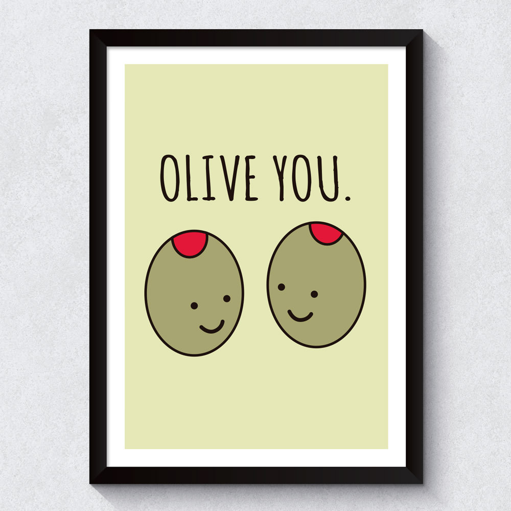 Quadro Decorativo Olive You