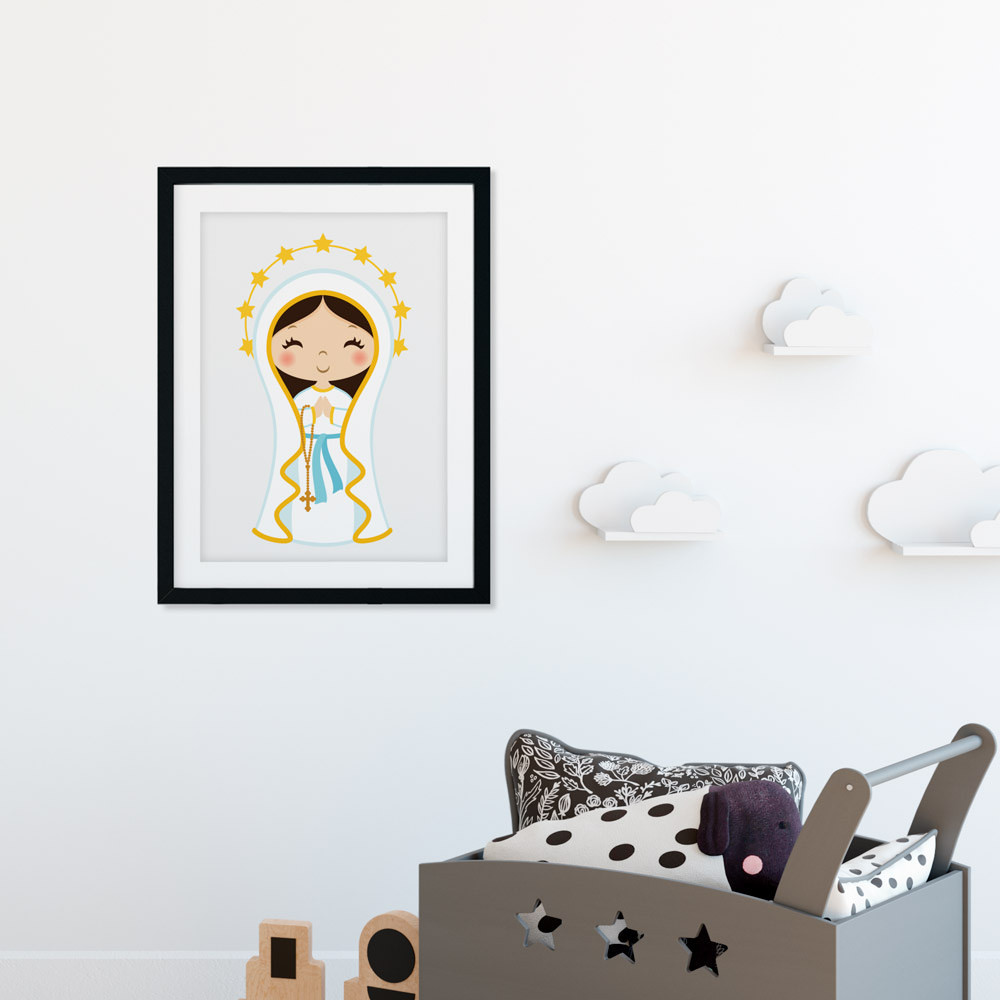Quadro Decorativo Nossa Senhora de Lourdes