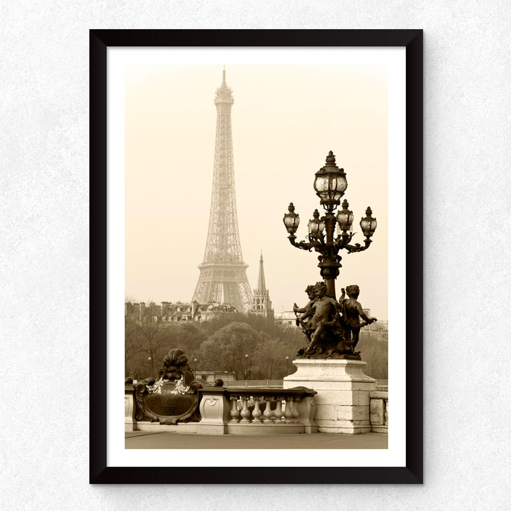 Quadro Decorativo Torre Eiffel (Fotografia)